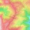 Forca Canapine topographic map, elevation, terrain