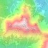 Prisojnik topographic map, elevation, terrain