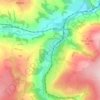 Esk Valley topographic map, elevation, terrain