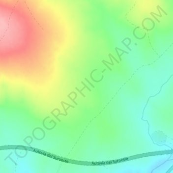 Esparraguera topographic map, elevation, terrain