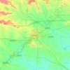 Wardha topographic map, elevation, terrain