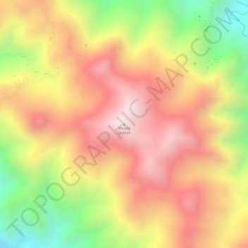 Mount Quinali topographic map, elevation, terrain