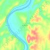 Eldridge Corner topographic map, elevation, terrain