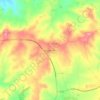 Guarda-si-venes topographic map, elevation, terrain