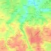 Streat Glaz topographic map, elevation, terrain