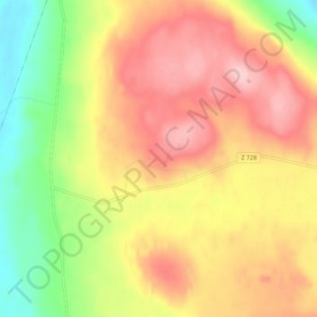 Fugelsta topographic map, elevation, terrain