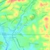 Kingtown topographic map, elevation, terrain