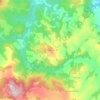 Pesciano topographic map, elevation, terrain