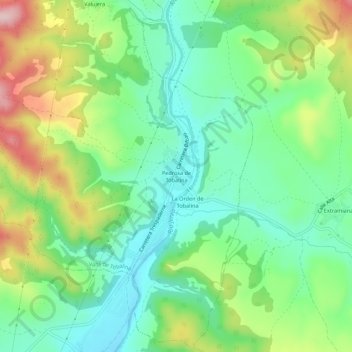 Pedrosa de Tobalina topographic map, elevation, terrain