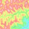 Membeca topographic map, elevation, terrain