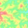 Kihara topographic map, elevation, terrain
