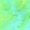 Várzea Grande topographic map, elevation, terrain