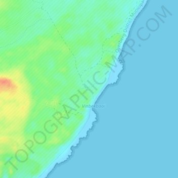 Skipskop topographic map, elevation, terrain