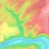 Foret Communale de Liverdun topographic map, elevation, terrain