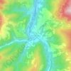 Fonte del Campo topographic map, elevation, terrain