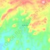 Ilawe-Ekiti topographic map, elevation, terrain