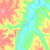 Swan Bluff topographic map, elevation, terrain