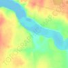 Savonoski topographic map, elevation, terrain