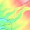 Contrada Carnesala topographic map, elevation, terrain