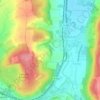 Buhrain topographic map, elevation, terrain