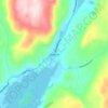 Byremo topographic map, elevation, terrain