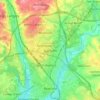 Garston topographic map, elevation, terrain