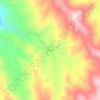 Terma topographic map, elevation, terrain