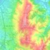Crocha topographic map, elevation, terrain