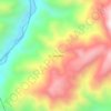 La Cunchalita topographic map, elevation, terrain