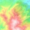 Tizi Bouamane topographic map, elevation, terrain