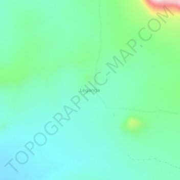 Leganga topographic map, elevation, terrain