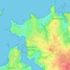 La Ville Carrée topographic map, elevation, terrain