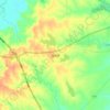 付店镇 topographic map, elevation, terrain