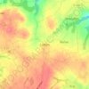 Confort topographic map, elevation, terrain