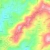 Lameirinhas topographic map, elevation, terrain