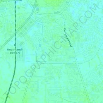 Sector 3 topographic map, elevation, terrain