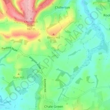 Billingham topographic map, elevation, terrain