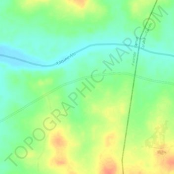 Gundu topographic map, elevation, terrain