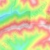 Black Mountain topographic map, elevation, terrain