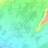 El Bosque topographic map, elevation, terrain