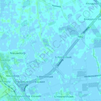 Knaphof topographic map, elevation, terrain