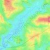 Chechy topographic map, elevation, terrain