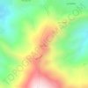 Topo Tibrón topographic map, elevation, terrain