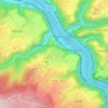 Biebernheim topographic map, elevation, terrain