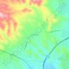 Clacks Canyon topographic map, elevation, terrain