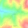 Cocalzinho topographic map, elevation, terrain