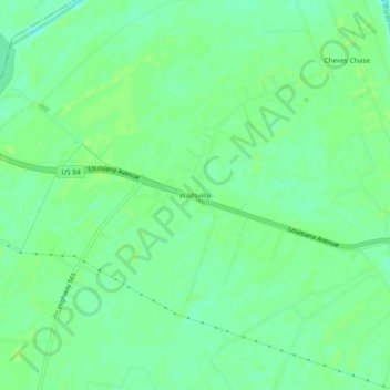 Wildsville topographic map, elevation, terrain