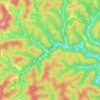 Alkol topographic map, elevation, terrain