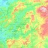 Guimarães topographic map, elevation, terrain