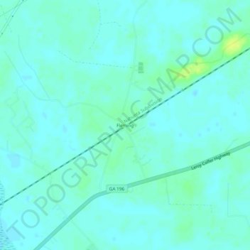 Fleming topographic map, elevation, terrain